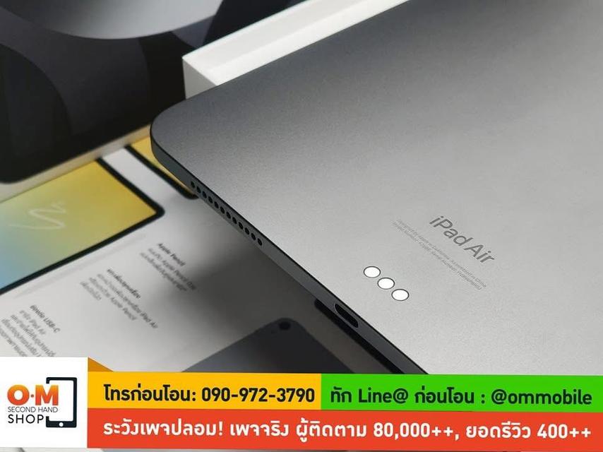 ขาย/แลก iPad Air5 256GB Wifi Gray ศูนย์ไทย ประกัน Apple Care Plus 12/11/2025 สภาพใหม่มาก ครบกล่อง เพียง 16,990 บาท 7