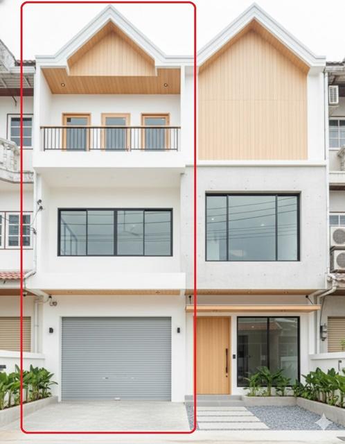 เเกริก รามอินทรา กม.2 เซ็นทรัล รามอินทรา 1.7 กม.ให้เช่าอาคารพาณิชย์ 3 ชั้น รีโนเวทใหม่ทั้งหลัง 18 ตร.วา.ม.รามอินทรา11-17