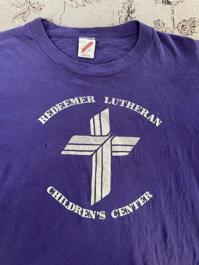 Vtg tees ตะเข็บเดี่ยว ผ้า 50/50 90s ป้าย jerzees จาก u.s. รูปที่ 3