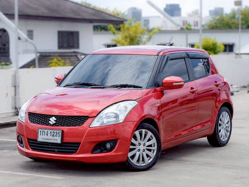 Suzuki Swift 1.25 GLX เกียร์ Auto สีส้ม ปี 2012 (ตัวท็อป)