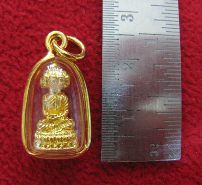 รูปหล่อพระเศรษฐีนวโกฏิ เนื้อกะไหล่ทอง รูปที่ 2