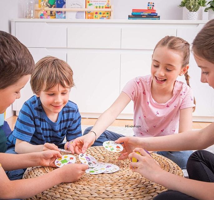 Dobble Card Game Spot It Potte เกมส์ฮิต เล่นง่าย เกมส์กระดาน จับคู่รูปภาพ ให้น้องๆ สนุกสนานและเสริมพัฒนาการ