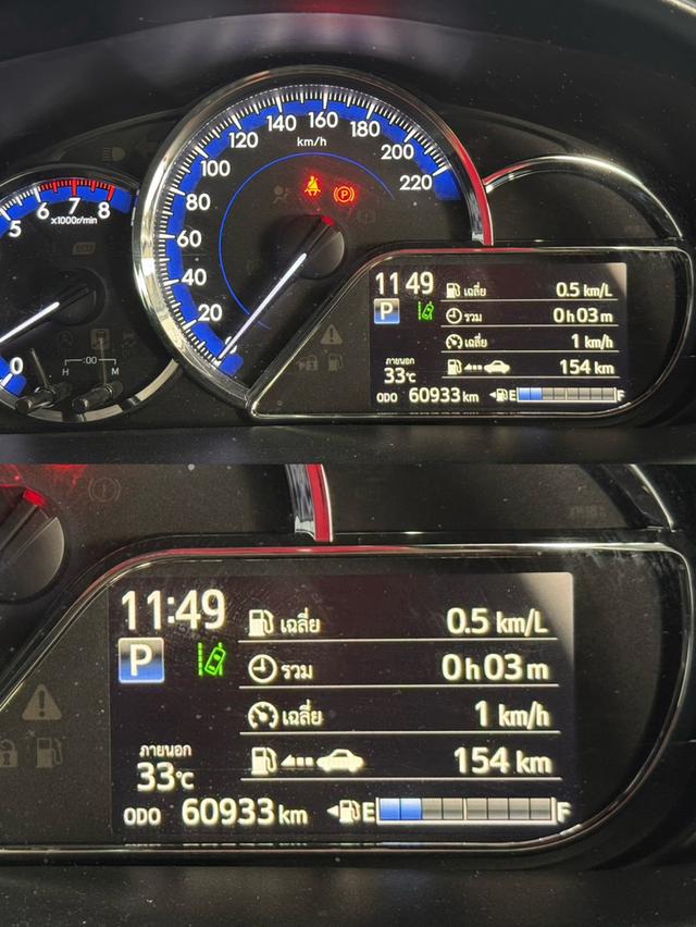 ⭐️ รถบ้านมือเดียว ฟรีดาวน์ หลังคาแบล็ครูฟ Toyota Yaris Ativ 1.2Sport Premium รูปที่ 15
