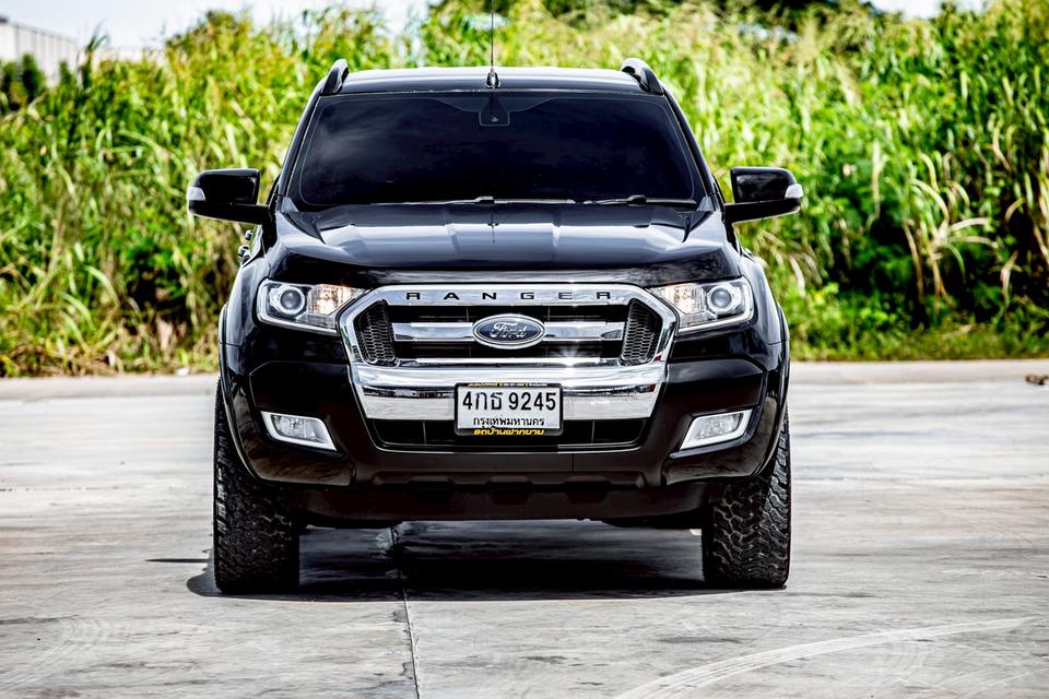 Ford Ranger 2.2 Wildtrak Hi-Lander Double Cab เกียร์ AT ปี 2015 สีดำ