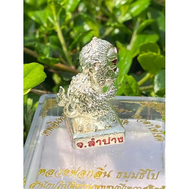 Si Hu Ha Ta – Thep In Plang (Four Ears, Five Eyes Deity of Fortune) – “Setthi Nam Chok” Silver-Gilded Edition by LP Klin, Lampang (BE 2566) 6