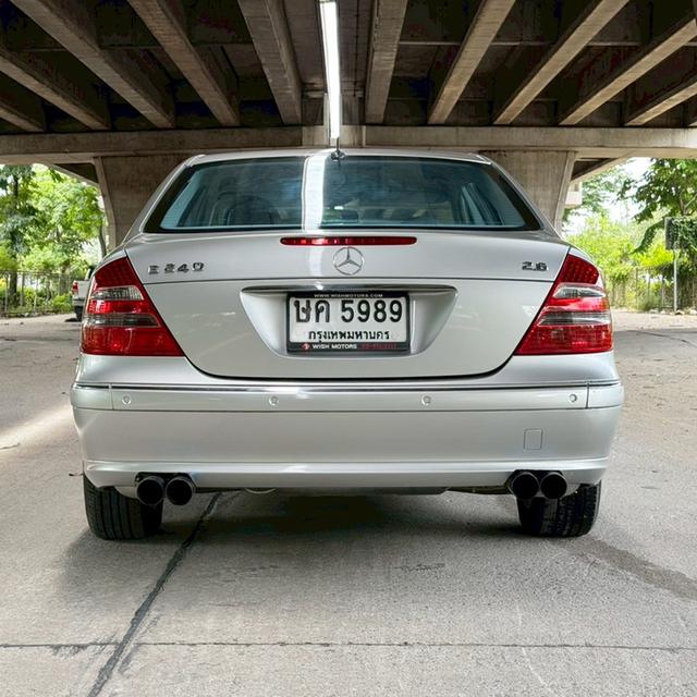 2003 Mercedes-Benz E240 W211 V6 AT ขายสด ฟรี VAT 7% เล่มทะเบียน ชุดโอนครบ รูปที่ 6