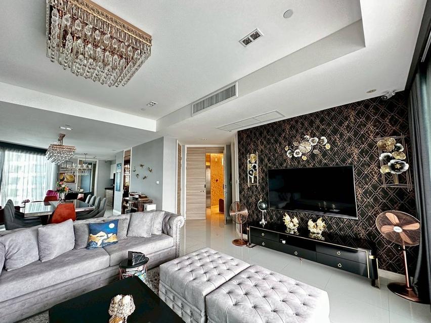 Reflection  Jomtien beach Pattaya For​ rent 3 bedroom  sea view 5 bathroom  1 stories room  1 kitchen  Size 217 sqm.  Building A, Floor 5 18