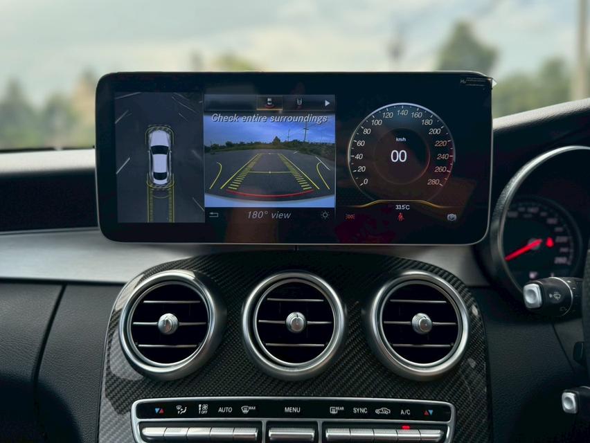 Benz C250 Coupe’ AMG Dynamic ปี 2018. สีขาว  รถสวย เดิมๆ เจ้าของดูแลอย่างดี 13