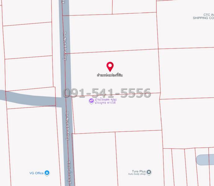 ขายที่ดินเปล่า 100 ตารางวา ริมถนน ซอยอ่อนนุช 69 มีรายได้ค่าเช่า ถมแล้ว ทำแนวเขตชัดเจน พร้อมประตูเหล็ก ใช้งานเป็นลานจอดรถ 3