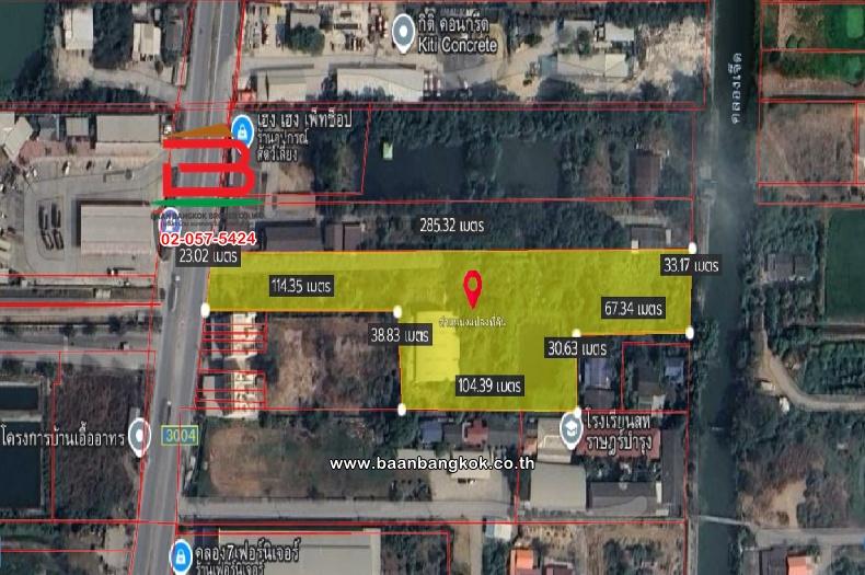 ที่ดินพร้อมโกดัง ติดถนน ปท.3004 ลำลูกกาคลอง7-ธัญบุรี เนื้อที่ 7-2-0 ไร่ ใกล้โรงเรียนสหราษฎร์บํารุง ตำบลบึงคำพร้อย อำเภอลำลูกกา ปทุมธานี 12