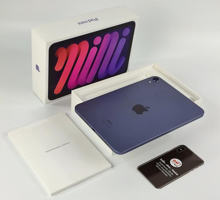 ขาย/แลก iPad mini6 64GB (Wifi) Purple ศูนย์ไทย ประกันศูนย์ 10/10/2565 สภาพสวยมาก แท้ ครบยกกล่อง เพียง 13,900 บาท  1