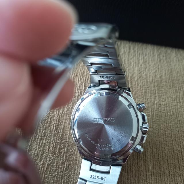 นาฬิกาผู้ชาย Seiko Chronograph 100M ระบบ Quartz มือสอง สภาพดี