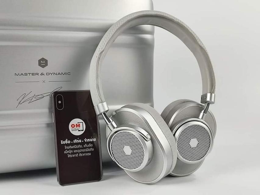 Master & Dynamic ANC Wireless Headphone Halliburton KIT MW65 สีเงิน ศูนย์ไทย สวยมาก ครบกล่อง เพียง 13900.- 3