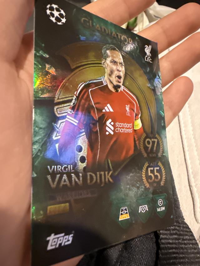 Virgil van dijk football card 2