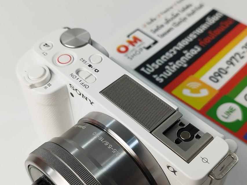 รูป ขาย/แลก Sony ZV-E10 + เลนส์ E PZ 16-50mm F3.5-5.6 สีขาว ศูนย์ไทย ประกันศูนย์ 05/2566 สวยมาก ครบกล่อง เพียง 20900.- 6