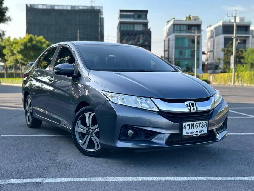 Honda City 1.5 SV เกียร์ Auto สีเทา-ดำ ปี2014 (Top) รหัส QT3736 4