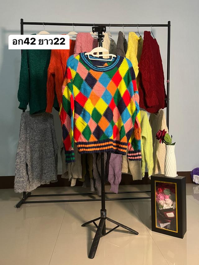 เสื้อสเวตเตอร์ไหมพรมแฟชั่น