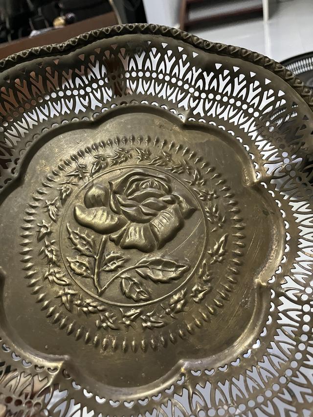 พานทองเหลืองแท้ขนาดตามภาพ