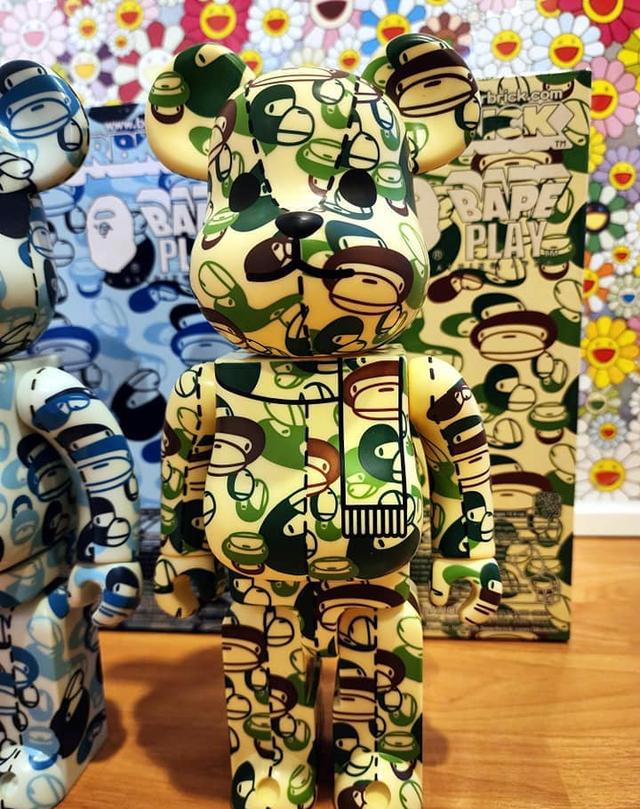 Bearbrick Bape Play Camo Set 3 ตัว 3