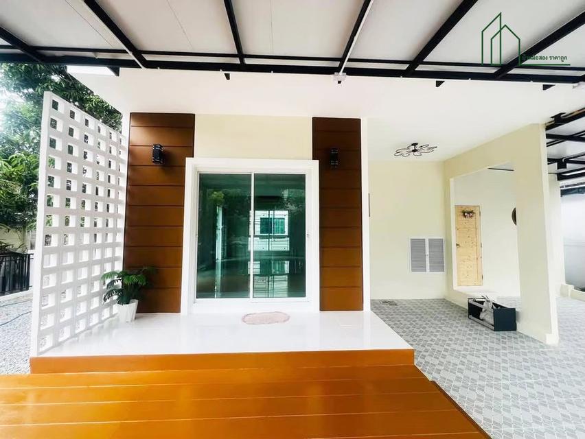 บ้านเดี่ยวหลังมุม หมู่บ้านเพอร์เฟค พาร์ค สุวรรณภูมิ เฟส 2 ถนนร่มเกล้า ฟรีโอน 12