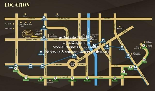 DSL-186 ขาย คอนโด เดอะ เพรสซิเดนท์ จรัญ-แยกไฟฉาย สเตชั่น ชั้นที่ 19 34 ตารางเมตร ใกล้กับ MRT แยกไฟฉาย 0 ม. 2