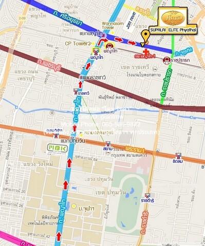 คอนโดฯ Supalai Elite Phayathai ศุภาลัย เอลีท พญาไท 11500000 บาท 2นอน 106 SQ.METER ทำเลทอง 2
