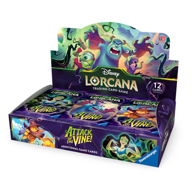 การ์ดแท้ Disney Lorcana TCG ชุด Attack of the Vine! Booster Box