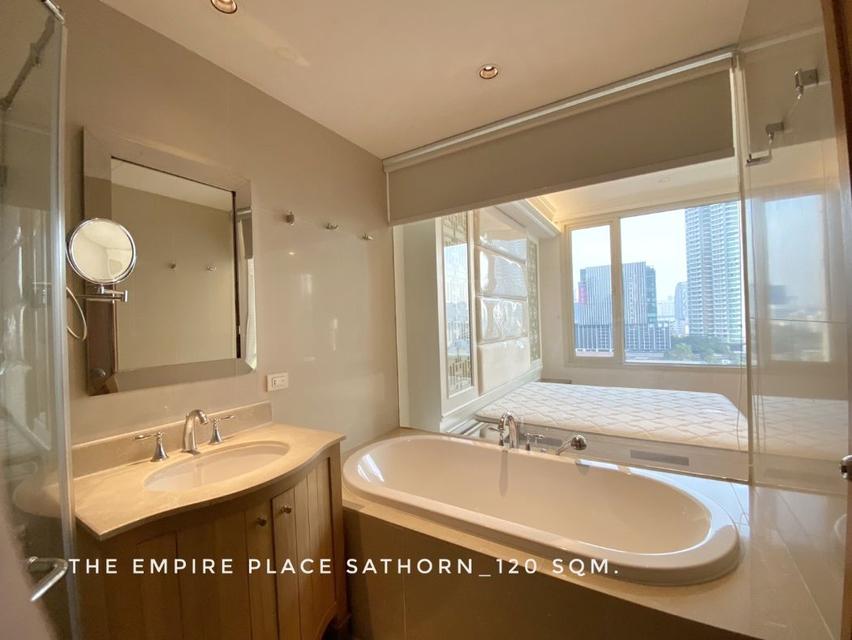 ให้เช่า คอนโด Duplex 2 bedrooms nice decoration ดิ เอ็มไพร์ เพลซ 120 ตรม. near Sathorn Silom Rama3 Icon Siam One Bangkok 6