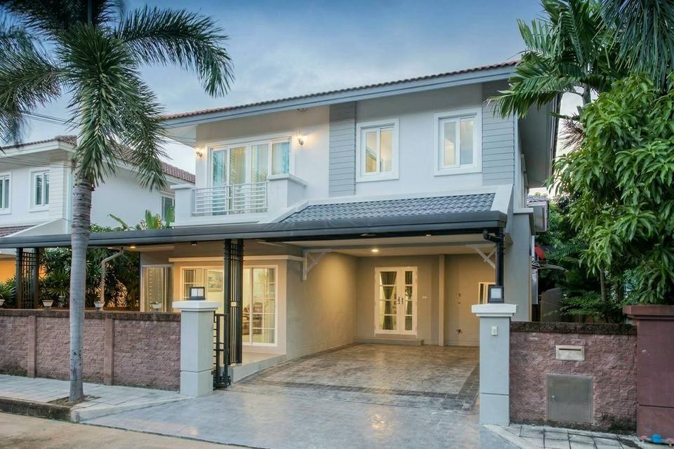 บ้านเดี่ยวรีโนเวทใหม่ 2 ชั้น มบ.คาซ่าวิลล์ วัชรพล ฟรีเฟอร์ตกแต่งพร้อมอยู่ เดินทางสะดวก น้ำไม่ท่วม 1