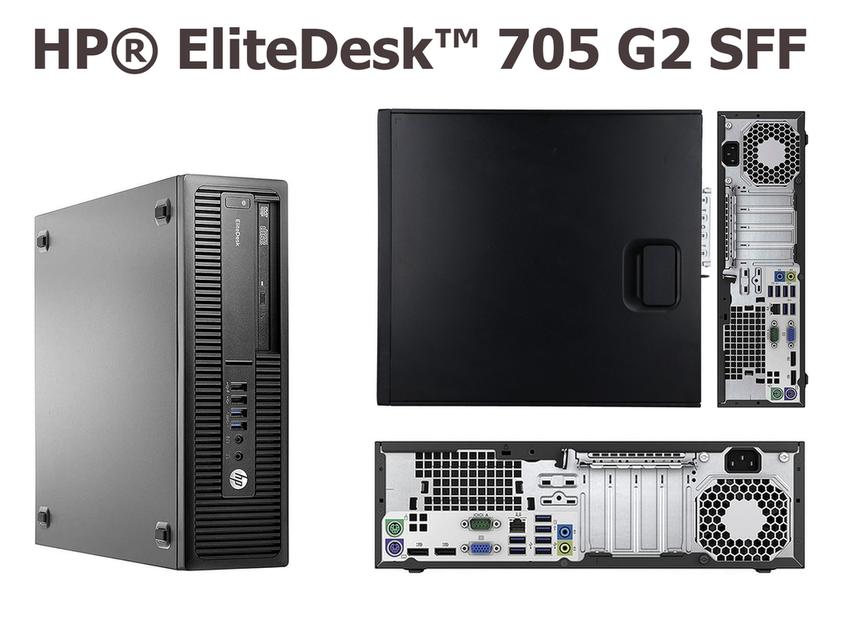 คอมพิวเตอร์เดสก์ท็อป HP® EliteDesk™ 705 G2 SFF With Upgraded-Parts เฉพาะตัวเครื่อง (ไม่รวมจอภาพ) ราคาขาย 2,590 บาท รวมค่าส่งแบบEMSทั่วไทย 3