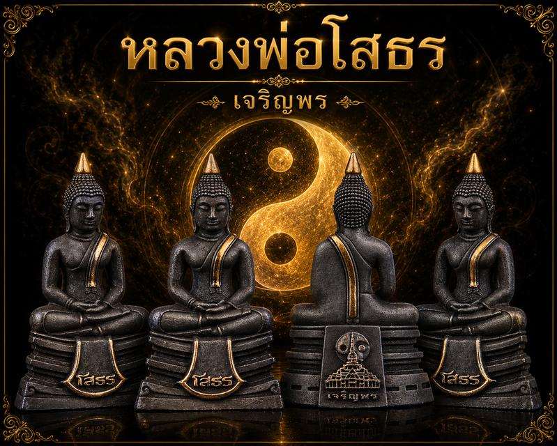กริ่งลอยองค์ พิมพ์ใหญ่ รุ่น เจริญพร 2569 หลวงพ่อโสธร วัดโสธรวราราม วรวิหาร แปดริ้วเนื้อชุบรมดำ แจกในพิธี เข้ากรอบทองไมครอนขึ้นคอพร้อมบูชาได้เลยค่ะ