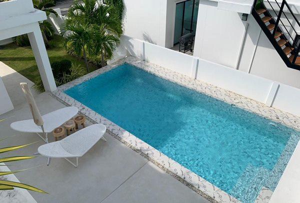 ขายด่วน พูลวิลล่า หัวหิน ประจวบฯ ใกล้ทะเล เดินทางสะดวก 2 ชั้น 3 ห้องนอน ตกแต่งเสร็จเรียบร้อย พร้อมเข้าอยู่ได้ทันที Tel. 0632897879 6