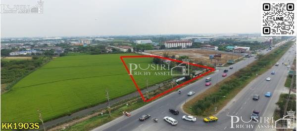 ขายที่ 7 ไร่ สะดุดตา ติด ถ.สาย 5 ซึ่งเป็นถนนคอนกรีต 4 เลนส์ กว้าง 20 เมตร เพิ่มช่องทางเข้า-ออก ด้วยถนนซอยเทศบาล 12 (ซอยวิปัสสนา) อยู่ฝั่งขวามือ 3