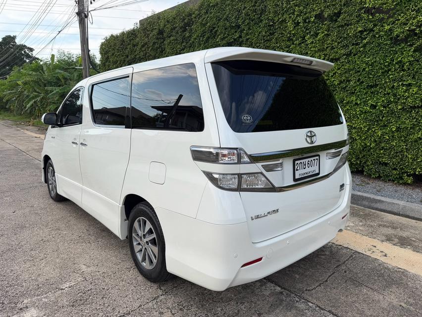 2014 TOYOTA VELLFIRE 2.4 Hybrid E-Four ZG EDITION รุ่นท็อป (สีขาว) รูปที่ 4