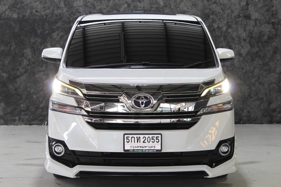 รหัสรถ JRS2055 TOYOTA VELLFIRE 2016 สี ขาว รถศูนย์
