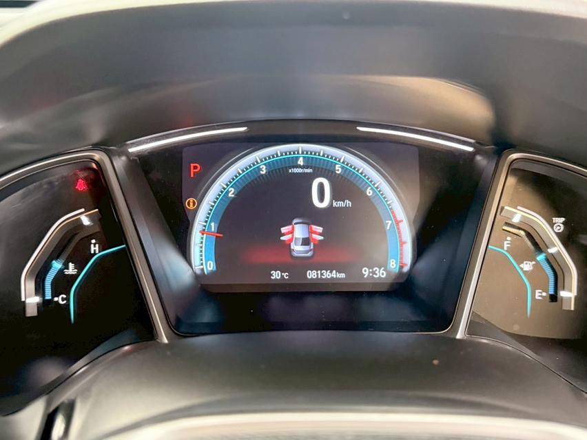 HONDA CIVIC FC 1.8 EL i-VTEC ปี2019 รถบ้านแท้ ออพชั่นแน่นเต็มคัน ตัวท็อปสุดในรุ่น 13