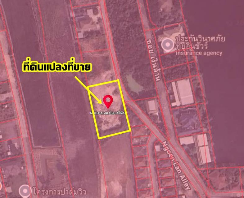 ขายที่ดินเปล่า ซอยบางคูวัด-บางบัวทอง4 (ซอยเงินล้าน) ใกล้บริษัท ตาต้าไทยอินเตอร์ ถนน345 6