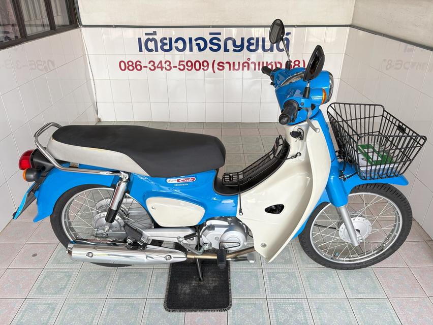 Super Cub โฉม2023 สภาพซื้อจอด รถมือเดียว เอกสารครบ ไม่เคยล้ม เครื่องเดิม ชุดสีไร้รอย จัดส่งได้ วิ่ง7000 ปลายปี66