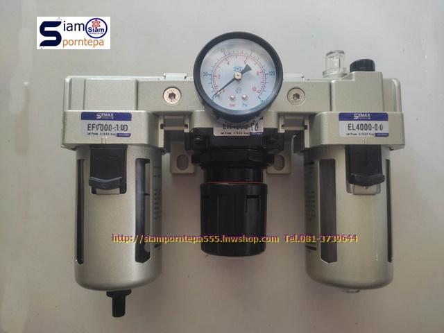 รูป EC5000-10 Filter Regulator 3Unit size 1" Manaul หรือปรับมือ pressure 0-10bar(kg/cm2)150psi