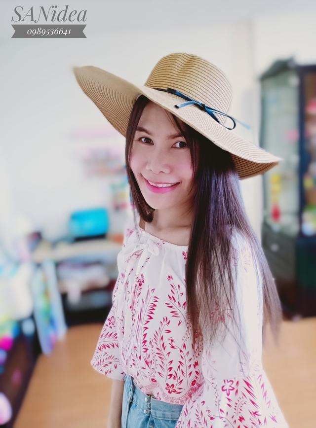 หมวกไปทะเล หมวกปีกใหญ่ หมวกซัมเมอร์ หมวกสาน 1