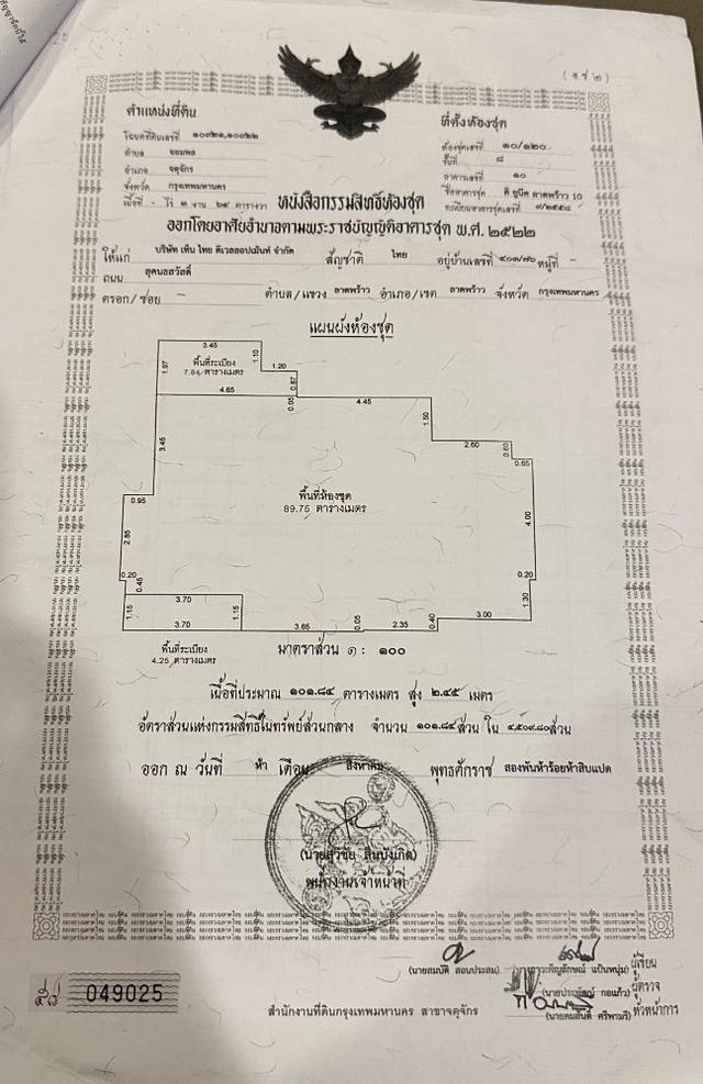 ขายให้เช่า รีโนเวทใหม่ เพนท์เฮ้าส์ ห้องเดียวในโครงการ The Unique 10 ลาดพร้าว 10เฟอร์ครบพร้อมเข้าอยู่ ใกล้ MRT ลาดพร้าว 14