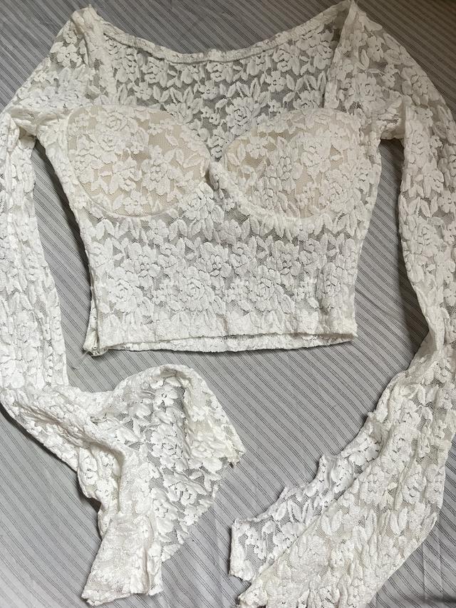 ส่งต่อชุดเซ็ตลูกไม้2ชิ้น