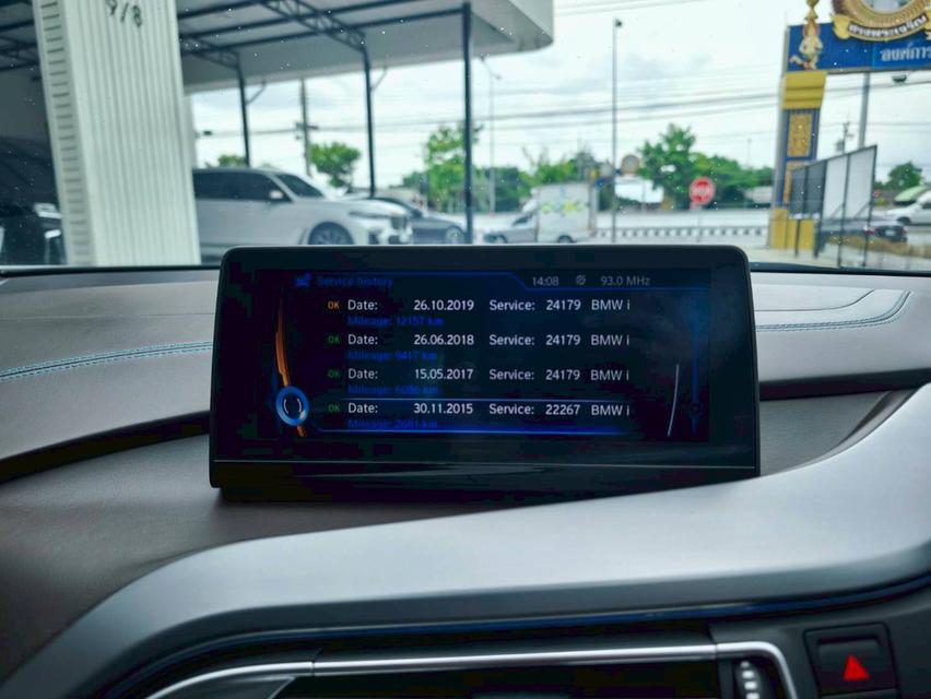 รหัสรถ KPV53 2018 BMW i8 1.5 HYBRID Pure Impulse สีดำ WRAP สีน้ำตาล 12
