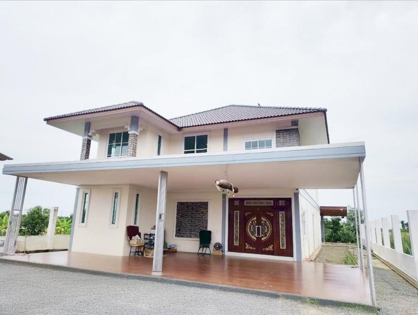 ราคาพิเศษ !! บ้านใหม่มากพร้อมที่ดินถมสูง 1 เมตร ใกล้โรงเรียนดัง 7 กม. ห้างฯ 20 นาที 1