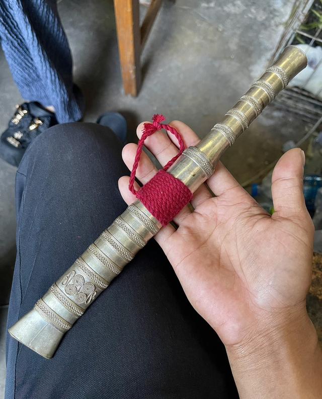 มีดหลูบเงินโบราณล้านนา ครูบาเทวฤทธิ์ มีดซุยอุ่ม มีดหมอล้านนา ตำราพระเจ้านั่งข่ม 2