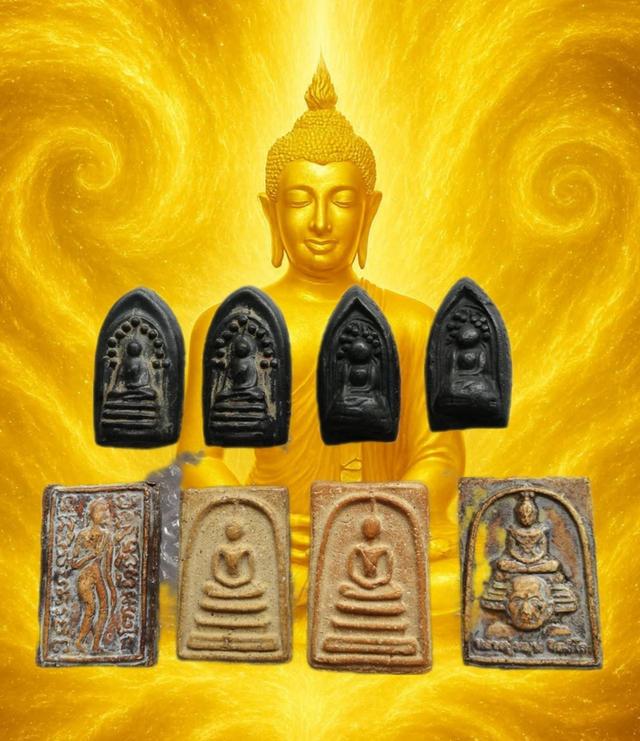 พระกริ่งคลองตะเคียน พระลีลาสิงห์ป้อนเหยื่อ สมเด็จนาคหลวง พระเเก้วเเจกทานหลวงปู่หมุน