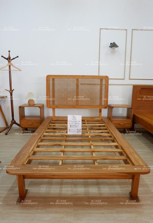 เตียงนอนไม้สัก size:3.5ฟุต