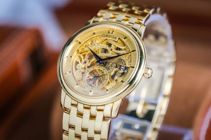 Omega De Ville Skeleton Full Gold Limited Edition 100