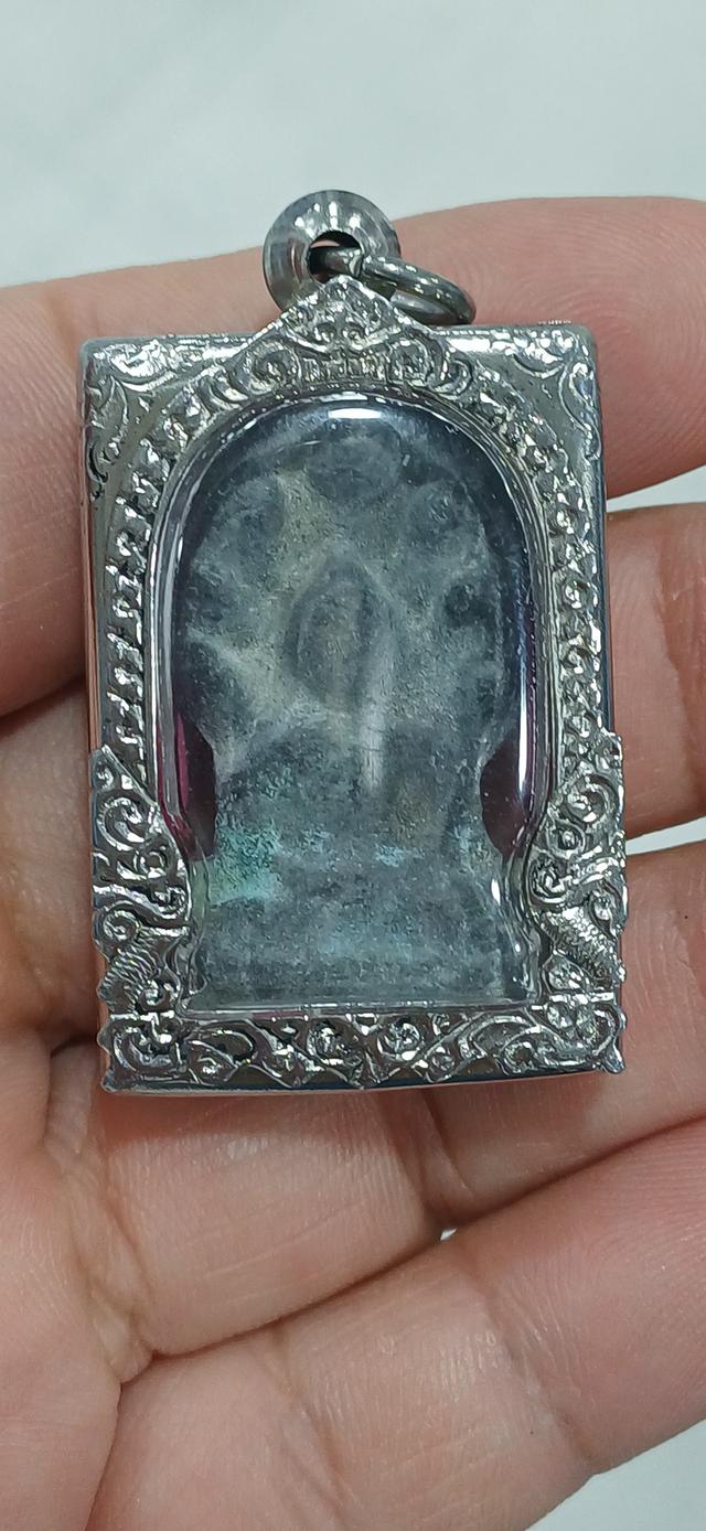 นาคปรกชินเงินกรุวัดมหาธาตุ ด้านหลังพระเมหศวร