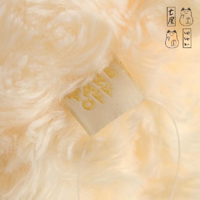 ตุ๊กตา หมีน้อยลาร์ค สีครีม 🧸 Little Bear L'Arc Plush Toy・Take-Off・~ Rose Fur・ขนกุหลาบ นุ่มนิ่ม・Ivory / ไอวอรี่ ~ Jumbo ・ 30 cm 🌈 รูปที่ 9